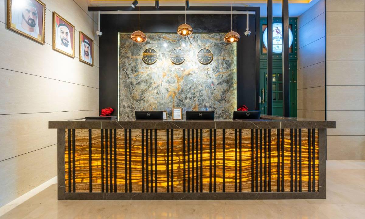 Reception Orchid Vue Hotel Dubai Reception Orchid Vue Hotel Dubai