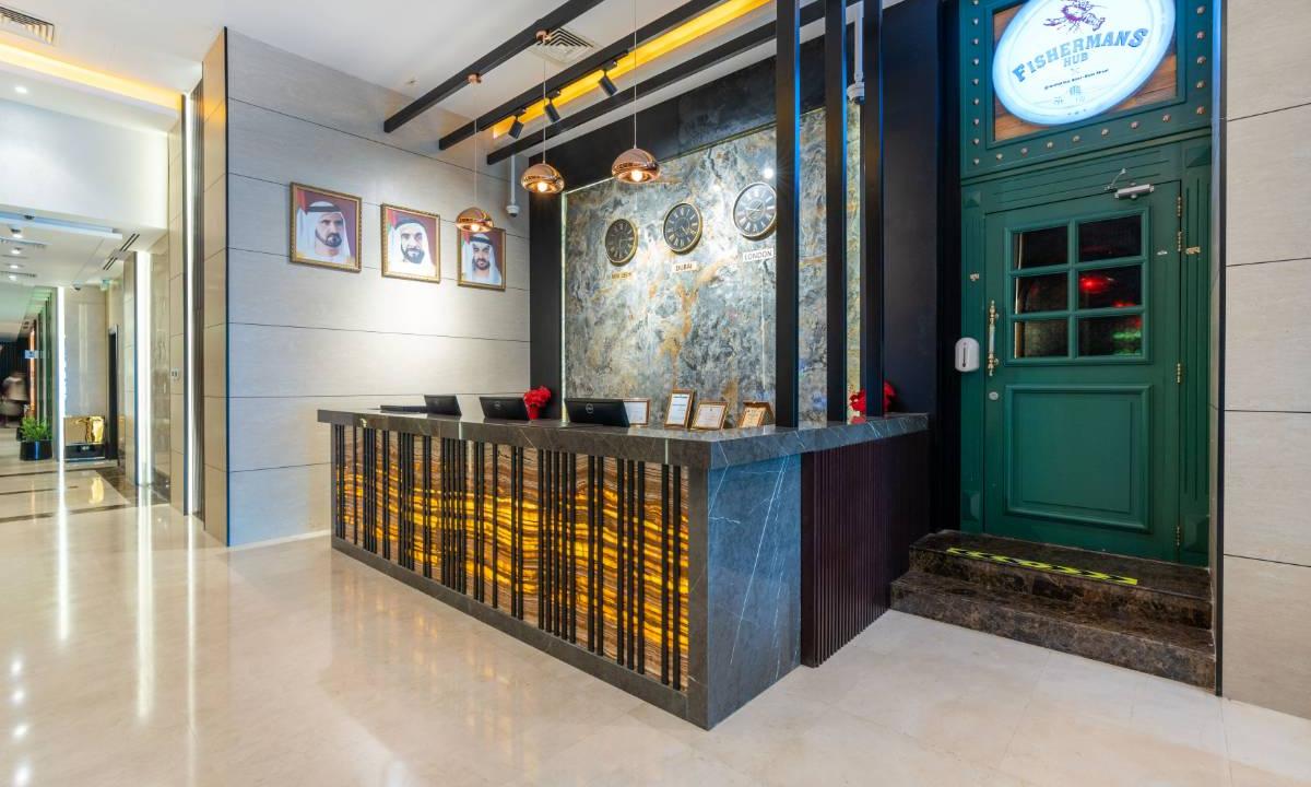 Reception Orchid Vue Hotel Dubai Reception Orchid Vue Hotel Dubai